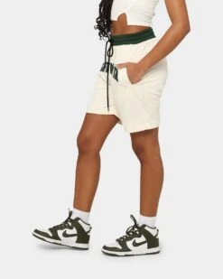 Saint Morta Kingdom Basketball Shorts Off White/Green -Mitchell & Ness Shop 03008368 YO036 womens 0060