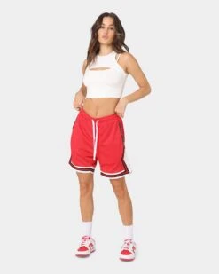 XXIII Auden Basketball Shorts Red -Mitchell & Ness Shop 03008372 YR001 womens 0020