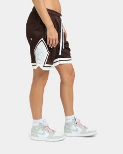 XXIII Auden Basketball Shorts Brown -Mitchell & Ness Shop 03008372 YX300 womens 0050