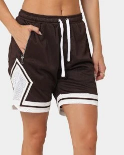 XXIII Auden Basketball Shorts Brown -Mitchell & Ness Shop 03008372 YX300 womens 0070