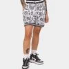 Saint Morta Paisley Olympus Ball Shorts White/Black -Mitchell & Ness Shop 03008521 YW110 womens 0010