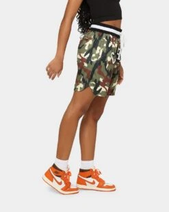 Carre C-Class Basketball Shorts Woodland Camo -Mitchell & Ness Shop 03008539 YC040 womens 0050