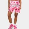 Carre C-Class Ball Shorts Pink Camo 1 Carre C-Class Ball Shorts Pink Camo -Mitchell & Ness Shop 03008539 YP001 womens 0010