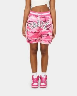 Carre C-Class Ball Shorts Pink Camo -Mitchell & Ness Shop 03008539 YP001 womens 0030