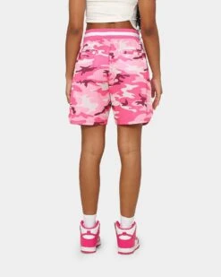 Carre C-Class Ball Shorts Pink Camo -Mitchell & Ness Shop 03008539 YP001 womens 0040