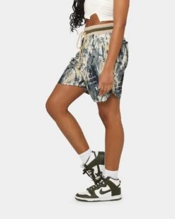 Carre Splatter Ball Shorts Multi-coloured -Mitchell & Ness Shop 03008542 YM041 womens 0060