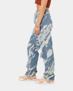 XXIII Women's Freya White Wash Jeans Blue/White -Mitchell & Ness Shop 03008619 YX095 womens 0060