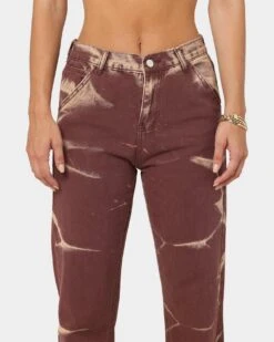 XXIII Women's Xico Tie Dye Jeans Brown -Mitchell & Ness Shop 03008673 YX300 womens 0030