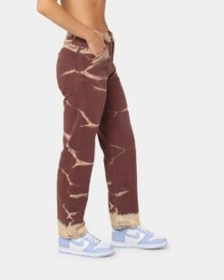 XXIII Women's Xico Tie Dye Jeans Brown -Mitchell & Ness Shop 03008673 YX300 womens 0050