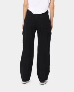 XXIII Women's Poppy Wide Leg Cargo Pants Washed Black -Mitchell & Ness Shop 03008678 YW607 womens 0040