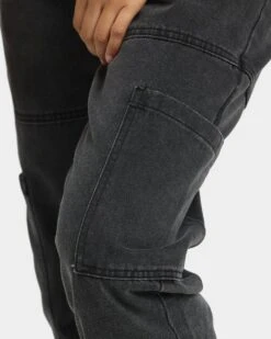 XXIII Women's Gazania Cargo Jeans Black -Mitchell & Ness Shop 03008707 YB001 womens 0070