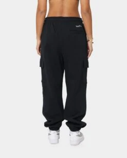 Mitchell & Ness Chicago Bulls Cargo Fleece Sweat Pants Faded Black -Mitchell & Ness Shop 03008769 YB554 womens 0040