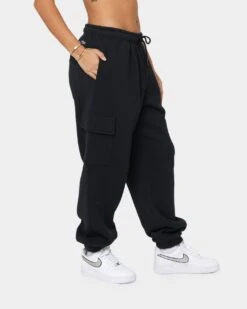 Mitchell & Ness Chicago Bulls Cargo Fleece Sweat Pants Faded Black -Mitchell & Ness Shop 03008769 YB554 womens 0050