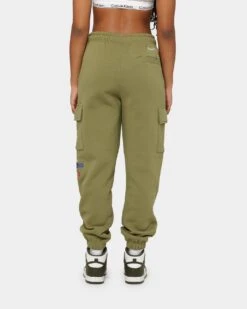 Mitchell & Ness Chicago Bulls Cargo Fleece Sweat Pants Olive 5 Mitchell & Ness Chicago Bulls Cargo Fleece Sweat Pants Olive -Mitchell & Ness Shop 03008769 YO100 womens 040