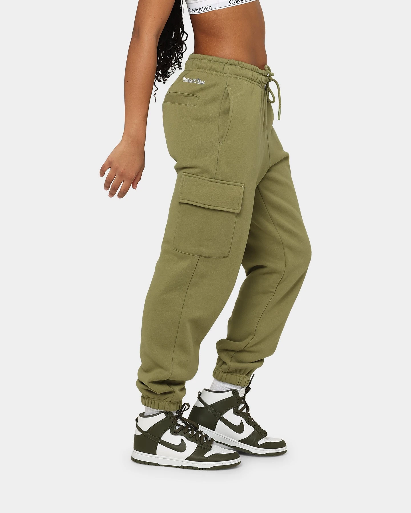 Mitchell & Ness Chicago Bulls Cargo Fleece Sweat Pants Olive Mitchell & Ness Chicago Bulls Cargo Fleece Sweat Pants Olive -Mitchell & Ness Shop 03008769 YO100 womens 050