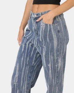 XXIII Women's Hyeres Jeans Blue -Mitchell & Ness Shop 03008844 YX001 womens 0070