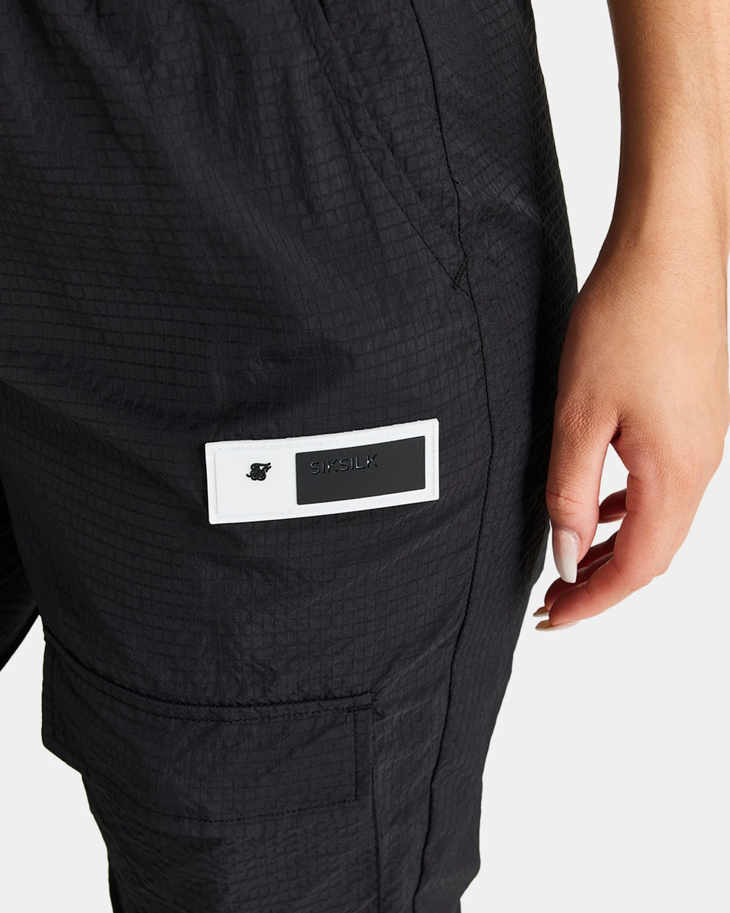 Sik Silk Women's Rip Stop Cargo Pants Black Sik Silk Women's Rip Stop Cargo Pants Black -Mitchell & Ness Shop 03008947 YB001 womens 0040