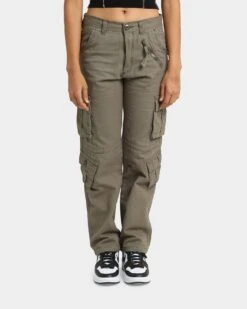XXIII Women's Guenloie Cargo Pants Khaki -Mitchell & Ness Shop 03009035 YK001 womens 0030