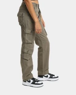 XXIII Women's Guenloie Cargo Pants Khaki -Mitchell & Ness Shop 03009035 YK001 womens 0050