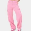 XXIII Women's Harika Cargo Pants Washed Pink