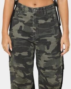 XXIII Women's Midel Pants Black/Camo -Mitchell & Ness Shop 03009070 YB031 womens 0030