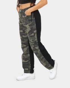 XXIII Women's Midel Pants Black/Camo -Mitchell & Ness Shop 03009070 YB031 womens 0060