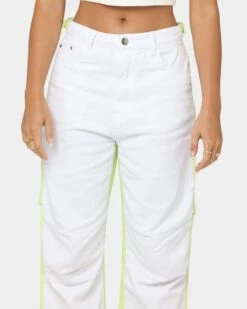 XXIII Women's Midel Pants Lime/White/Lime -Mitchell & Ness Shop 03009070 YL406 womens 0030