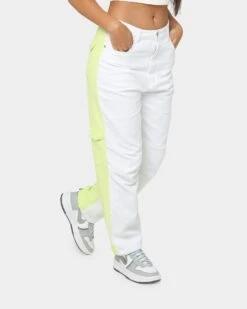 XXIII Women's Midel Pants Lime/White/Lime -Mitchell & Ness Shop 03009070 YL406 womens 0050
