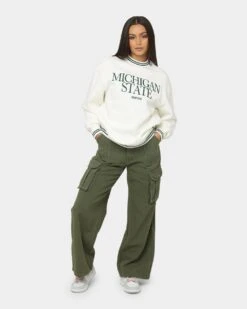 XXIII Women's Nuray Cargo Pants Khaki -Mitchell & Ness Shop 03009071 YK001 womens 0020