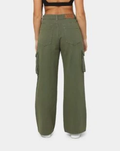 XXIII Women's Nuray Cargo Pants Khaki -Mitchell & Ness Shop 03009071 YK001 womens 0040