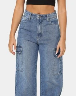 XXIII Women's Sefika Jeans Blue 4 XXIII Women's Sefika Jeans Blue -Mitchell & Ness Shop 03009073 YX001 womens 0030