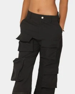 XXIII Women's Arvada Cargo Pants Black -Mitchell & Ness Shop 03009110 YB001 womens 0070