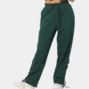 EN ES Women's Mason Lace Up Track Pants Deep Teal