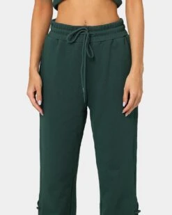 EN ES Women's Mason Lace Up Track Pants Deep Teal -Mitchell & Ness Shop 03009172 YD527 womens 0030