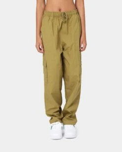 OBEY Women's Sunny Poplin Cargo Pants Olive Oil -Mitchell & Ness Shop 03009284 YO137 womens 0030