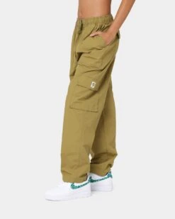 OBEY Women's Sunny Poplin Cargo Pants Olive Oil -Mitchell & Ness Shop 03009284 YO137 womens 0060