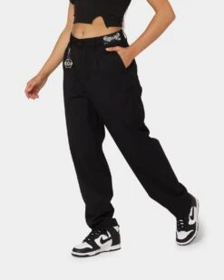 404 Liberty Baggy Trousers Black -Mitchell & Ness Shop 03009286 YB001 womens 0060