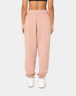 Reebok Women's Classics Natural Dye Small Logo French Terry Pants Coral -Mitchell & Ness Shop 03009331 YC510 womens 0040