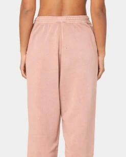 Reebok Women's Classics Natural Dye Small Logo French Terry Pants Coral -Mitchell & Ness Shop 03009331 YC510 womens 0080