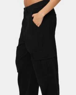 XLARGE 91 Cargo Pants Black -Mitchell & Ness Shop 03009379 YB001 womens 0070