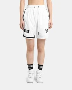The Anti Order Off Season Basketball Shorts White/Black -Mitchell & Ness Shop 03009478 YW110 womens 00030