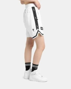 The Anti Order Off Season Basketball Shorts White/Black -Mitchell & Ness Shop 03009478 YW110 womens 00050