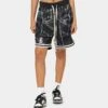 Goat Crew Barbed Wire Shorts Black/White -Mitchell & Ness Shop 03009563 YB012 womens 00010