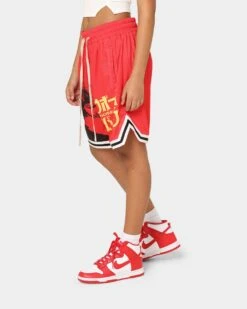 Goat Crew X Cowboy Bebop Bebop Group Shorts Red -Mitchell & Ness Shop 03009564 YR001 womens 00060