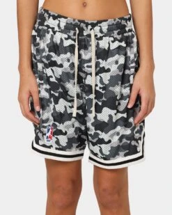 Goat Crew Camo Shorts Black -Mitchell & Ness Shop 03009565 YB001 womens 0030