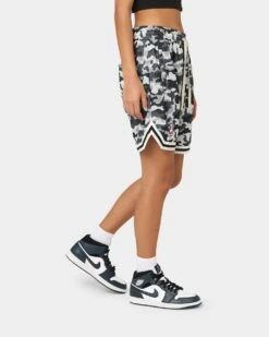 Goat Crew Camo Shorts Black -Mitchell & Ness Shop 03009565 YB001 womens 0050