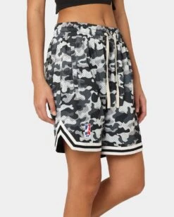 Goat Crew Camo Shorts Black -Mitchell & Ness Shop 03009565 YB001 womens 0070