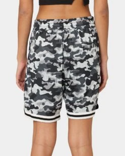 Goat Crew Camo Shorts Black -Mitchell & Ness Shop 03009565 YB001 womens 0080