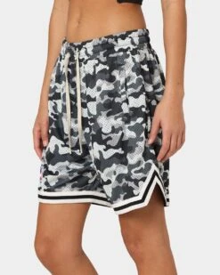 Goat Crew Camo Shorts Black -Mitchell & Ness Shop 03009565 YB001 womens 0090