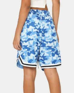 Goat Crew Camo Shorts Blue -Mitchell & Ness Shop 03009565 YX001 womens 00080